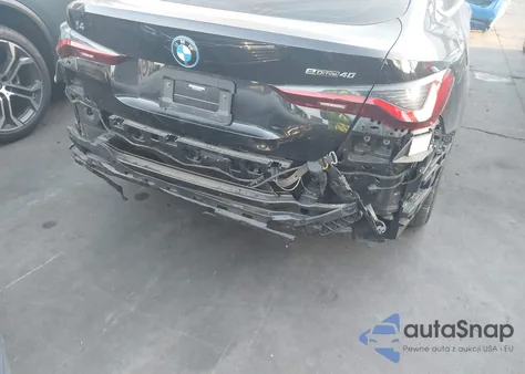 2023 BMW I4 Edrive40 z USA, uszkodzony, nr VIN WBY73AW0XPFN87042